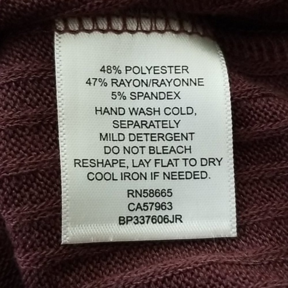 BP mahogany High Neck Ribbed Cropped Tank Top - Picture 5 of 5